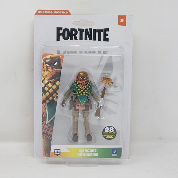 Jazwares Fortnite Solo Mode Series Mancake Gathomme 4" Action Figure Series 17 - Picture 1 of 11